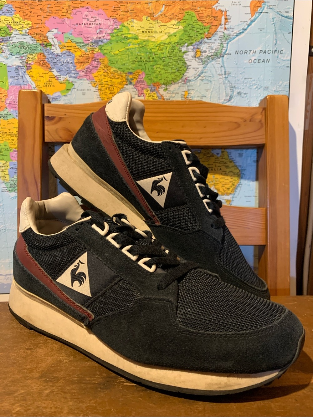 Le Coq Sportif retro running shoes